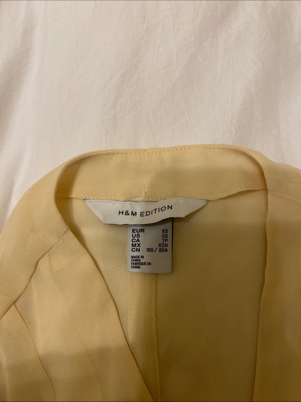 HM Butter Yellow Top - Picture 4 of 4